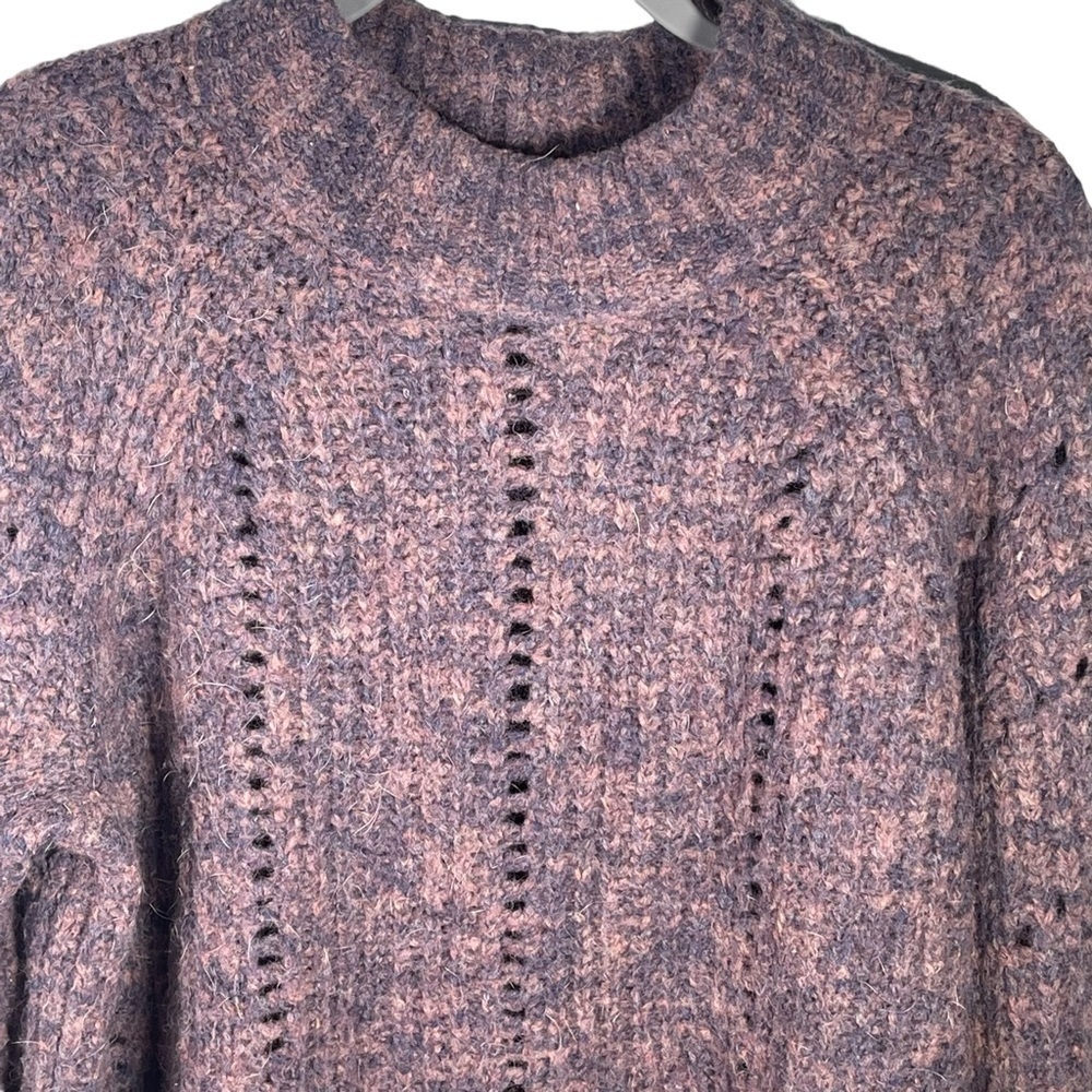 Madewell Pointelle Mockneck Pullover Sweater Size XL - Picture 8 of 15